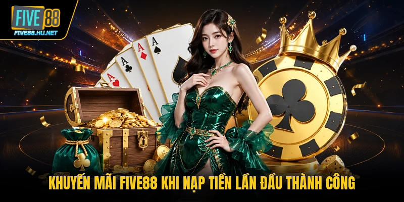 Khuyến mãi FIVE88 khi nạp tiền lần đầu thành công