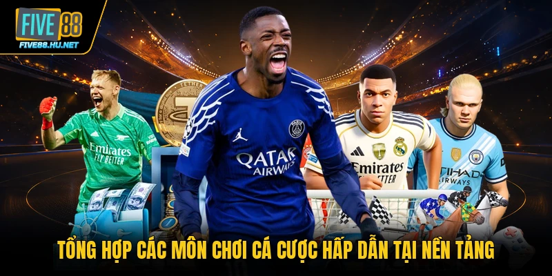 Tổng hợp các môn chơi cá cược hấp dẫn tại nền tảng